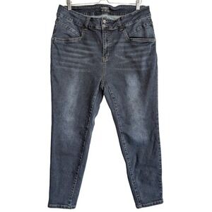 Bloom Chic Denim‎ Women's Size 20 Plus Size Dark Wash High-rise Skinny Jeans
